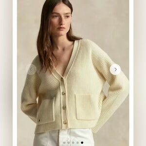 Polo Ralph Lauren wool cardigan. Size S. US 2-4. New never worn.
